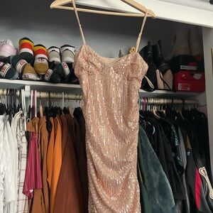 Brand new pink sparkly dress